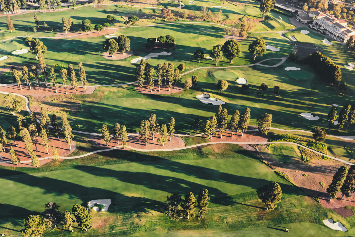 Aerial View of Riviera Country Club